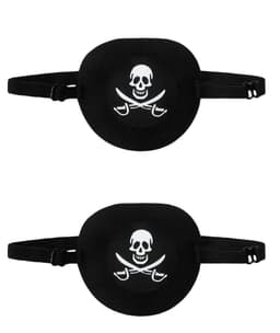 3D Pirate Single Eye Mask 2-Pak Sort