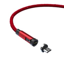 Magnetisk ladekabel med Micro USB stik Rød 1 m