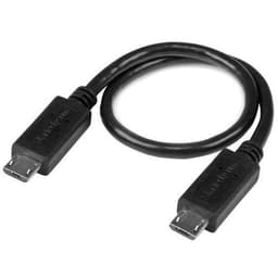 StarTech.com USB OTG-kabel - Micro USB till Micro USB - M/M - 20 cm, 0