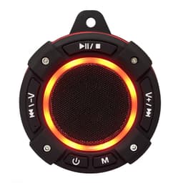 Vanntett multifunksjonell Bluetooth-høyttaler Svart