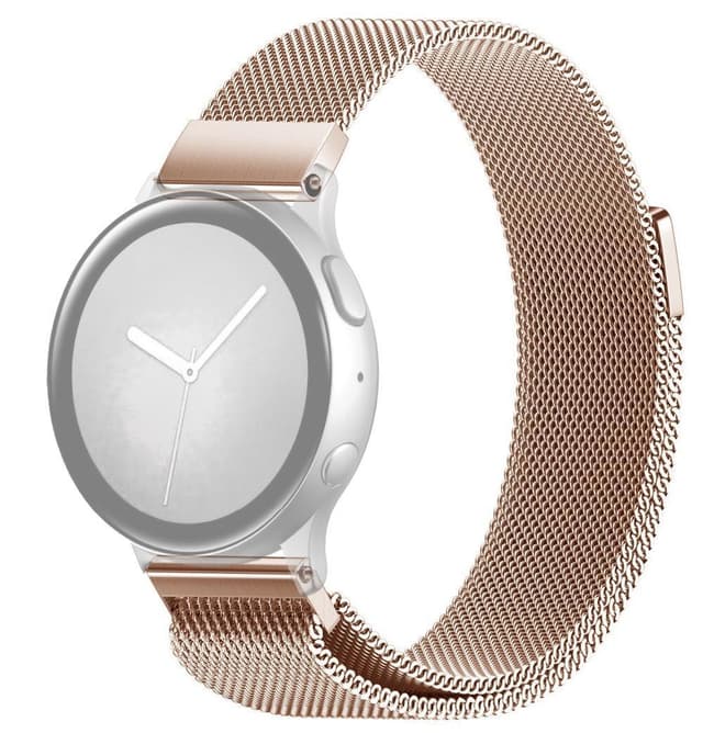 SKALO Milanese Loop to Samsung Watch Active2 44mm - Ruusukulta