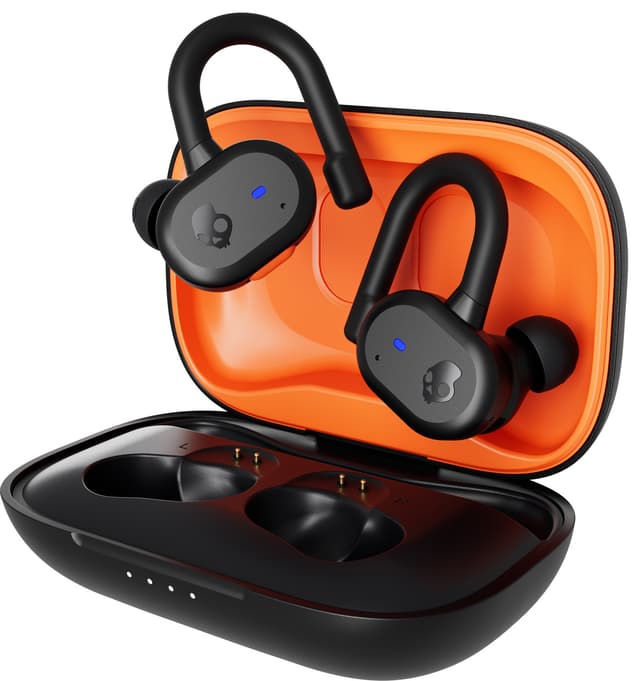 Skullcandy Push Active trådløse in-ear hodetelefoner (sort/oransje
