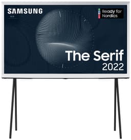Samsung 55'' The Serif 4K QLED älytelevisio (2022, Cloud White)