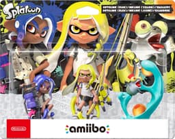 Nintendo Amiibo karakter-Splatoon 3-Octoling, Inkling og Smallfry