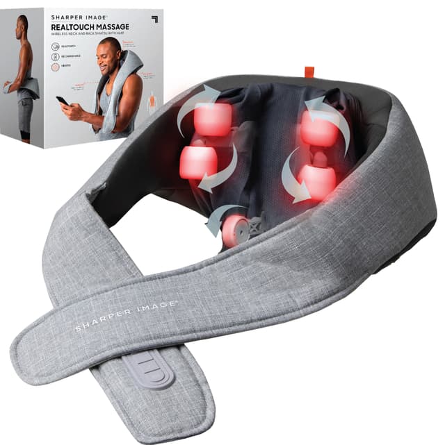 Sharper Image Shiatsu nack- och ryggmassageapparat med värme P000287