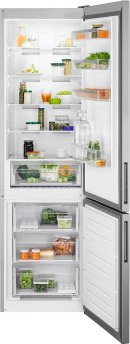 Electrolux kombiskap LNT5MF36U0 (rustfritt stål)