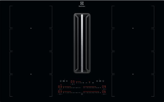 Electrolux Serie 800 Induktionshäll med fläkt HHOF875S (83cm)