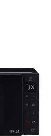 LG Mikrobølgeovn MS2535GIB 25 L, Touch -kontrol, 1000 W, Sort, Fritstående, Optøningsfunktion