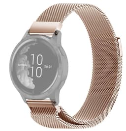SKALO Milanese Loop til Garmin Venu - Rosa guld