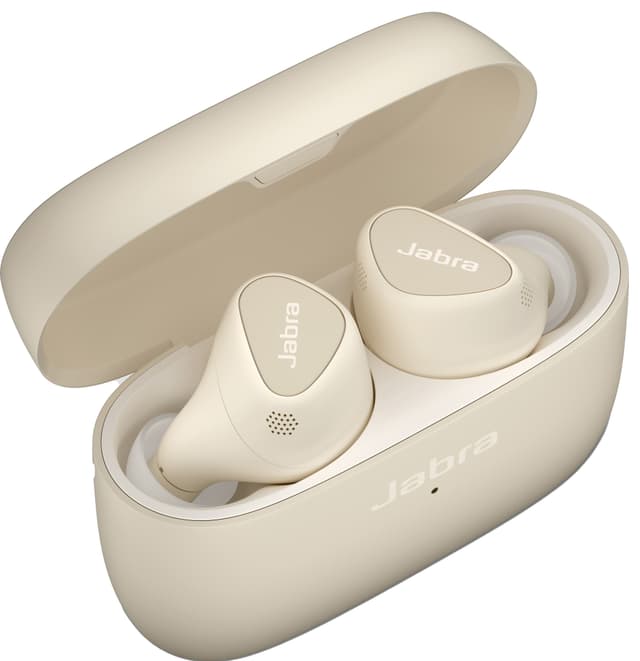 Jabra Elite 5 helt trådløse in-ear hodetelefoner (gold beige)