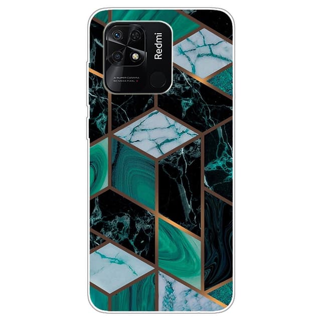 SKALO Xiaomi Redmi 10C Marmor TPU-cover - #10