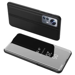 SKALO Xiaomi 12 Pro Clear View Mirror Etui - Sort