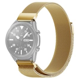 SKALO Milanese Loop to Samsung Watch 3 45mm - Kulta