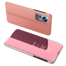 SKALO Xiaomi 12 Clear View Mirror Etui - Rosa guld