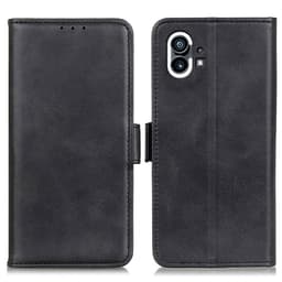 SKALO Nothing Phone (1) Premium Plånboksfodral - Svart