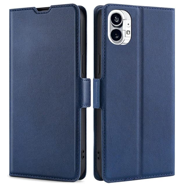 SKALO Nothing Phone (1) Ultratynd Premium Wallet Case - Blå