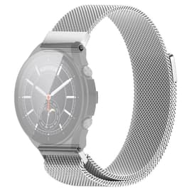 SKALO Milanese Loop till Xiaomi Watch S1 / S1 Active - Silver
