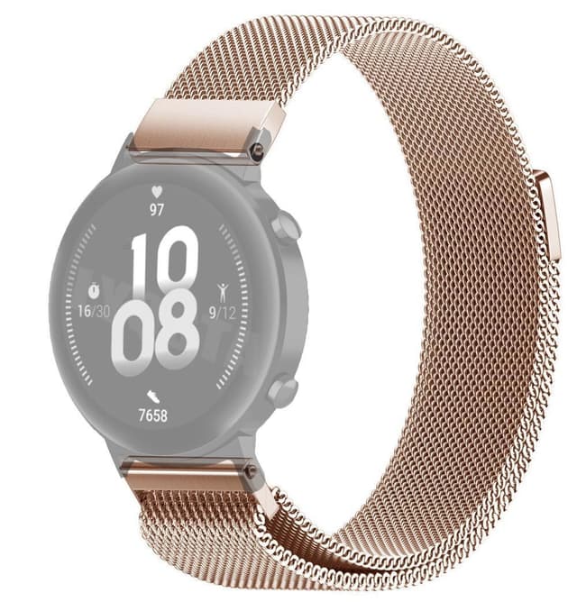 SKALO Milanese Loop til Huawei Watch GT Runner - Rosa guld