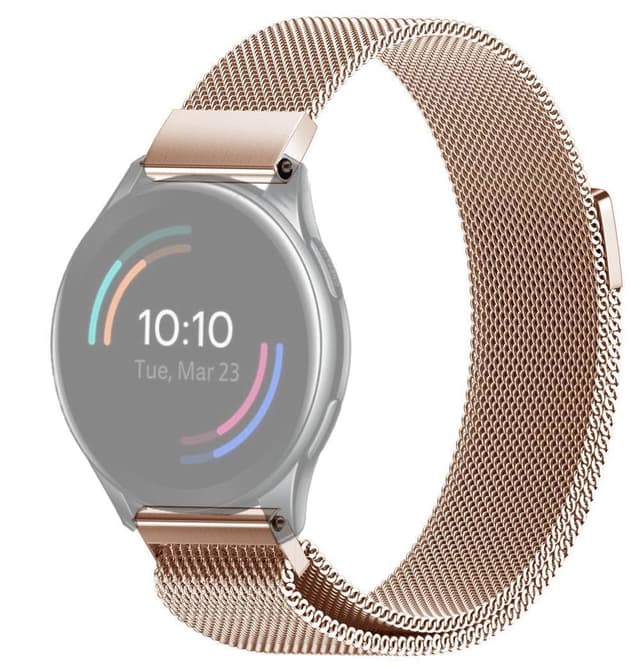 SKALO Milanese Loop till OnePlus Watch - Roséguld