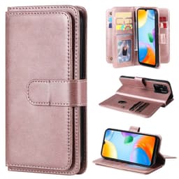SKALO Xiaomi Redmi 10C 10-FACK Plånboksfodral - Roséguld