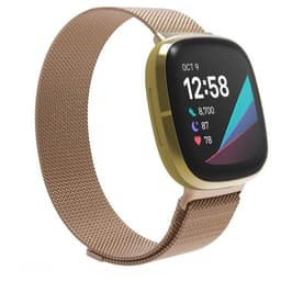 SKALO Milanese Loop till Fitbit Sense - Roséguld