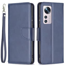 SKALO Xiaomi 12 5G Plånboksfodral i PU-Läder - Blå