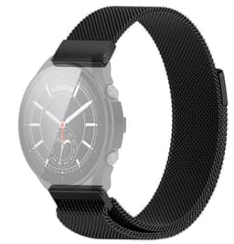 SKALO Milanese Loop till Xiaomi Watch S1 / S1 Active - Svart