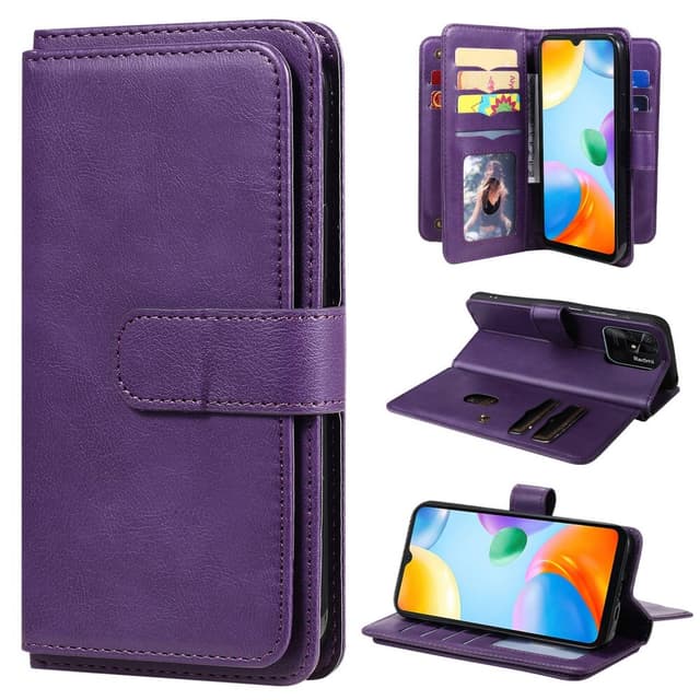 SKALO Xiaomi Redmi 10C 10-RUM Flip Cover - Lilla