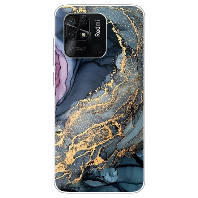 SKALO Xiaomi Redmi 10C Marmor TPU-cover - #5