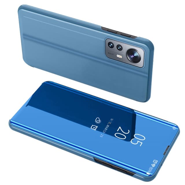 SKALO Xiaomi 12 Clear View Mirror Etui - Blå