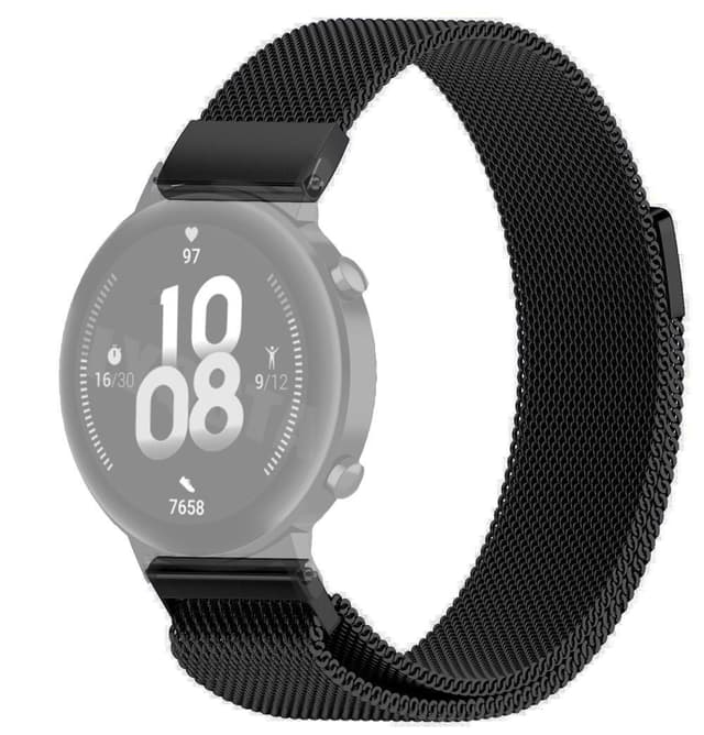 SKALO Milanese Loop til Huawei Watch GT Runner - Sort