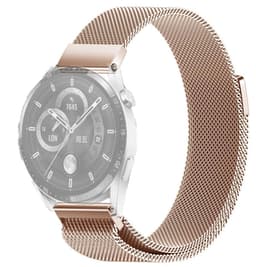 SKALO Milanese Loop to Huawei Watch GT 2 46mm - Ruusukulta