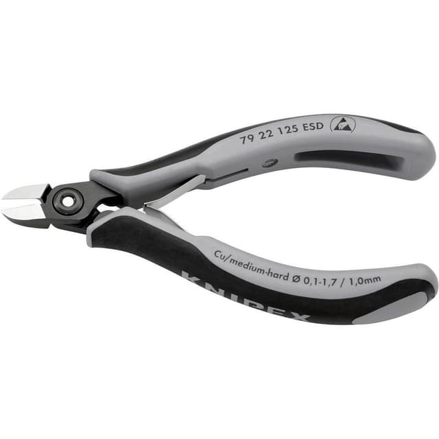 ESD Sidoskärare utan facett 125 mm Knipex 79 22 125 ESD