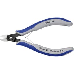 Knipex 79 02 125 Elektronik og finmekanik Sideskiller med facet 125 mm