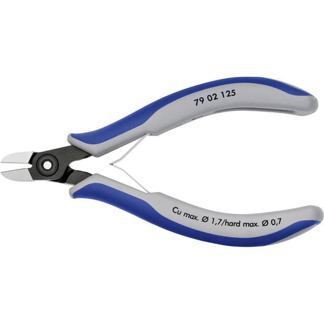 Knipex 79 02 125 Elektronik og finmekanik Sideskiller med facet 125 mm