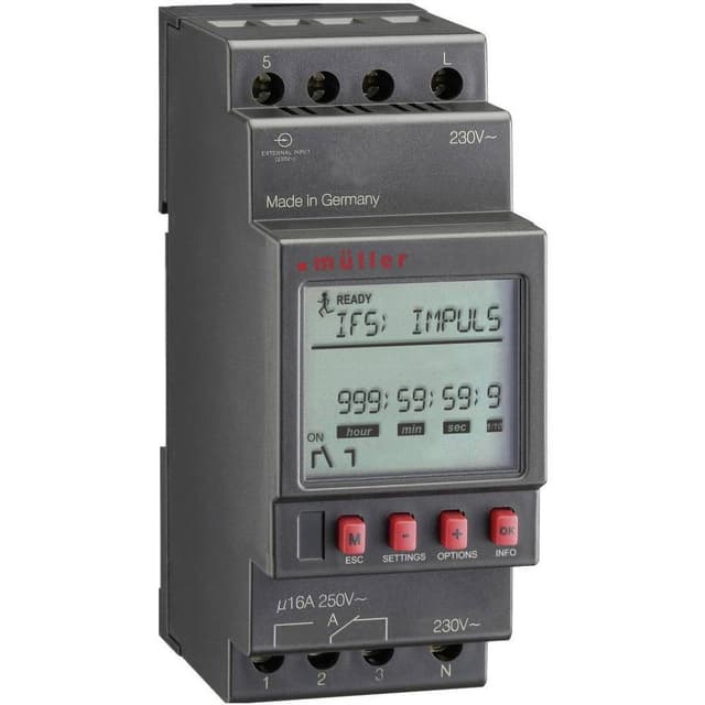 Müller MR 28.10 pro 230V 50-60Hz Digitalt kopplingsur