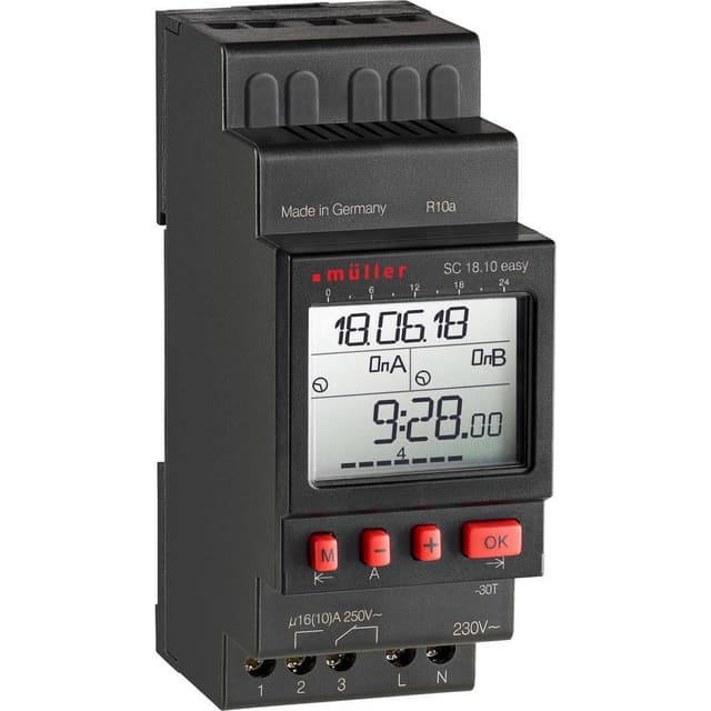Müller SC 18.10 easy 230V 50-60Hz Digitalt kopplingsur