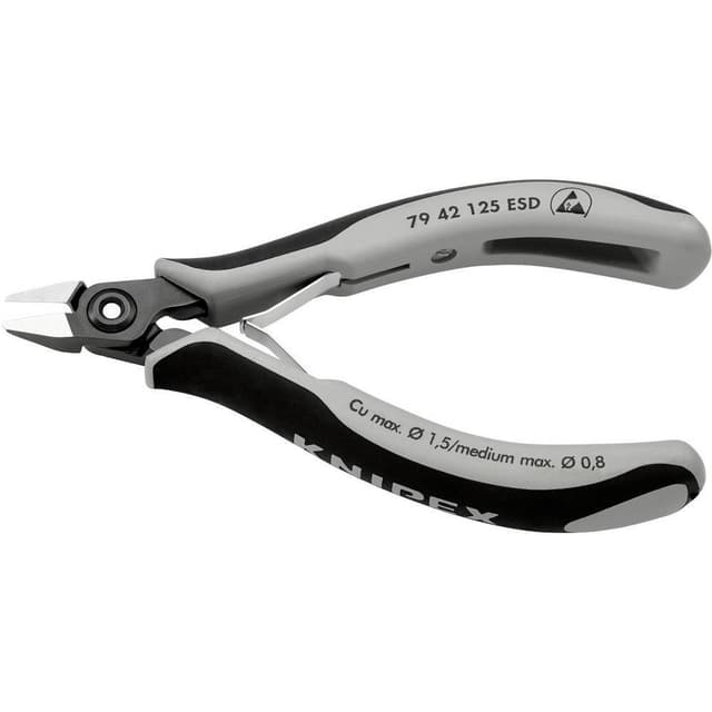 Knipex 79 42 125 ESD ESD Sidoskärare utan facett 125 mm