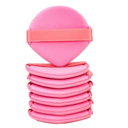 Air Cushion Makeup Svampar för Foundation med Portable Box 7-Pack Rosa