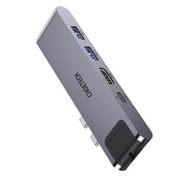 Choetech 7 in 1 USB-C Sovitin mallille Macbook Pro (2017) (2018) Air (2018) (2020)