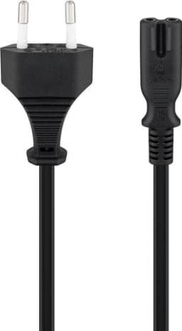 Goobay Tilslutningskabel Euro-stik, 5 m, sort