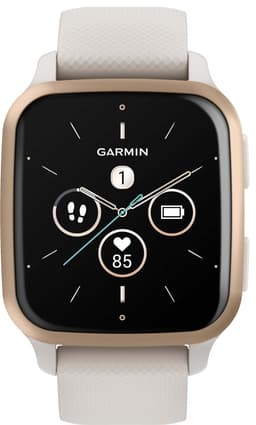Garmin Venu Sq 2 Music smartwatch (elfenbensvit & guld)