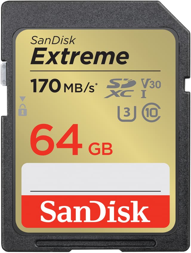 SanDisk Extreme 64 GB SDXC UHS-I-kort