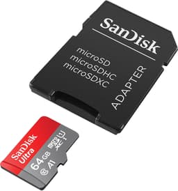 SanDisk Ultra® 64GB microSDXC™ UHS-I-kort