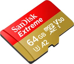SanDisk Extreme64GB microSDXCUHS-I-kort