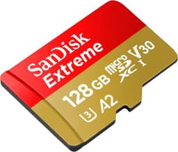 SanDisk Extreme128GB microSDXCUHS-I-kort