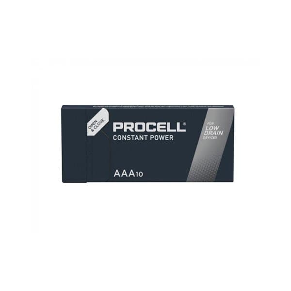 Batteri Duracell PROCELL Constant Micro, AAA, LR03 1,5V - Pakke med 10 stk.