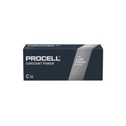 Batteri Duracell PROCELL Constant Baby, C, LR14, 1,5V - Pakke med 10 stk.