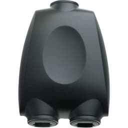 Inakustik 2 porte Toslink-splitter Sort