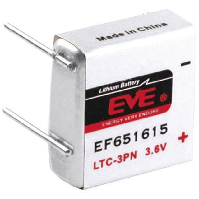 EVE EF651615 Special-batterier LTC-3PN U-loddeben